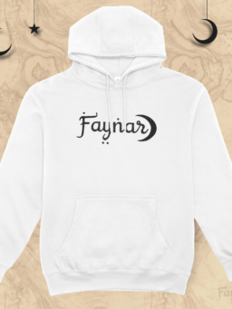 Faynar Unisex Hoodie – White